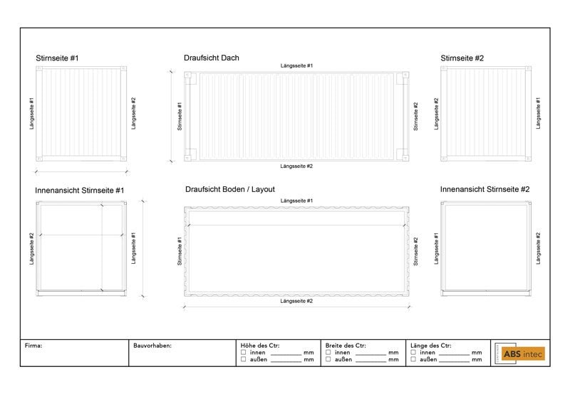 ABS intec - Technikcontainer Vorlage Technikcontainer Skizze klein ABS intec 2S 1 - Downloads