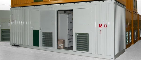 ABS intec - Technikcontainer Energiecontainer ABS intec - Technikcontainer Aggregatcontainer Wettergitter Doppeltueren Anlagencontainer Kategorie 1 - Energiecontainer