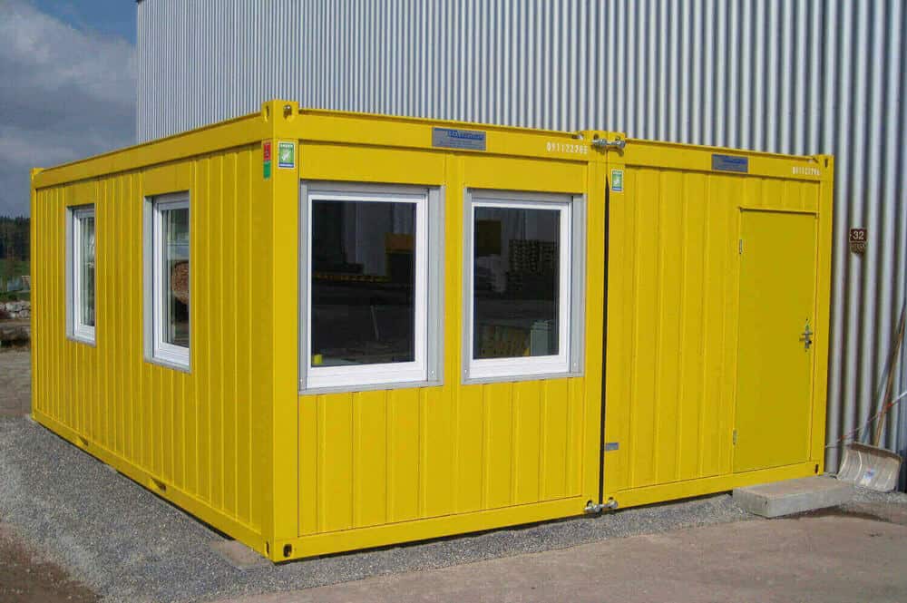 ABS intec - Technikcontainer 20ft Buerocontainer Doppelanlage Containex RAL Farbton e1635515200896 - Technikcontainer & Bürocontainer