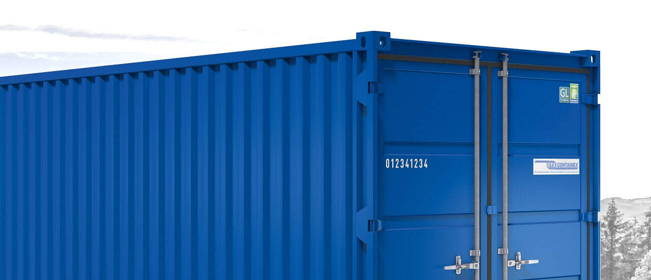 Lagercontainer 20ft Containex als Sliderbild