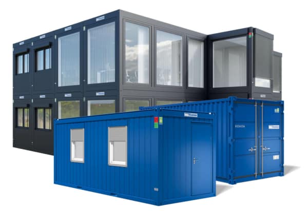 ABS intec - Technikcontainer Plus Line Anlage Buercontainer Lagercontainer Containex 600x412 - Bürocontainer